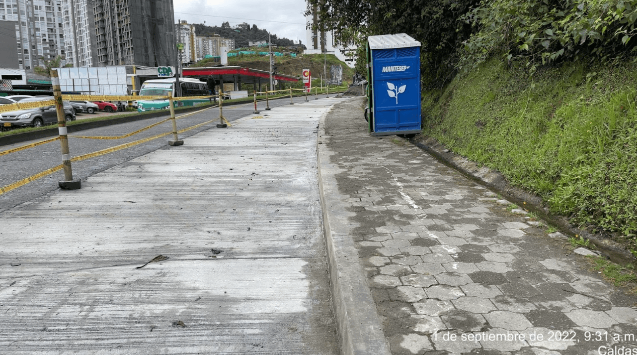 Pavimentación en progreso